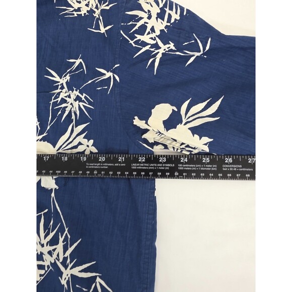 Mens O'Neill Button Up Blue Multi Floral Hawaiian Collar Shirt SZ M - Picture 3 of 10
